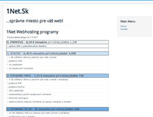 Tablet Screenshot of 1net.sk