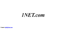 Tablet Screenshot of 1net.com